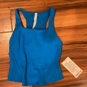 Lululemon InStill Tank Crop top 6 Blue